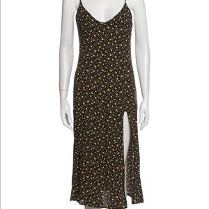 Reformation slip midi dress